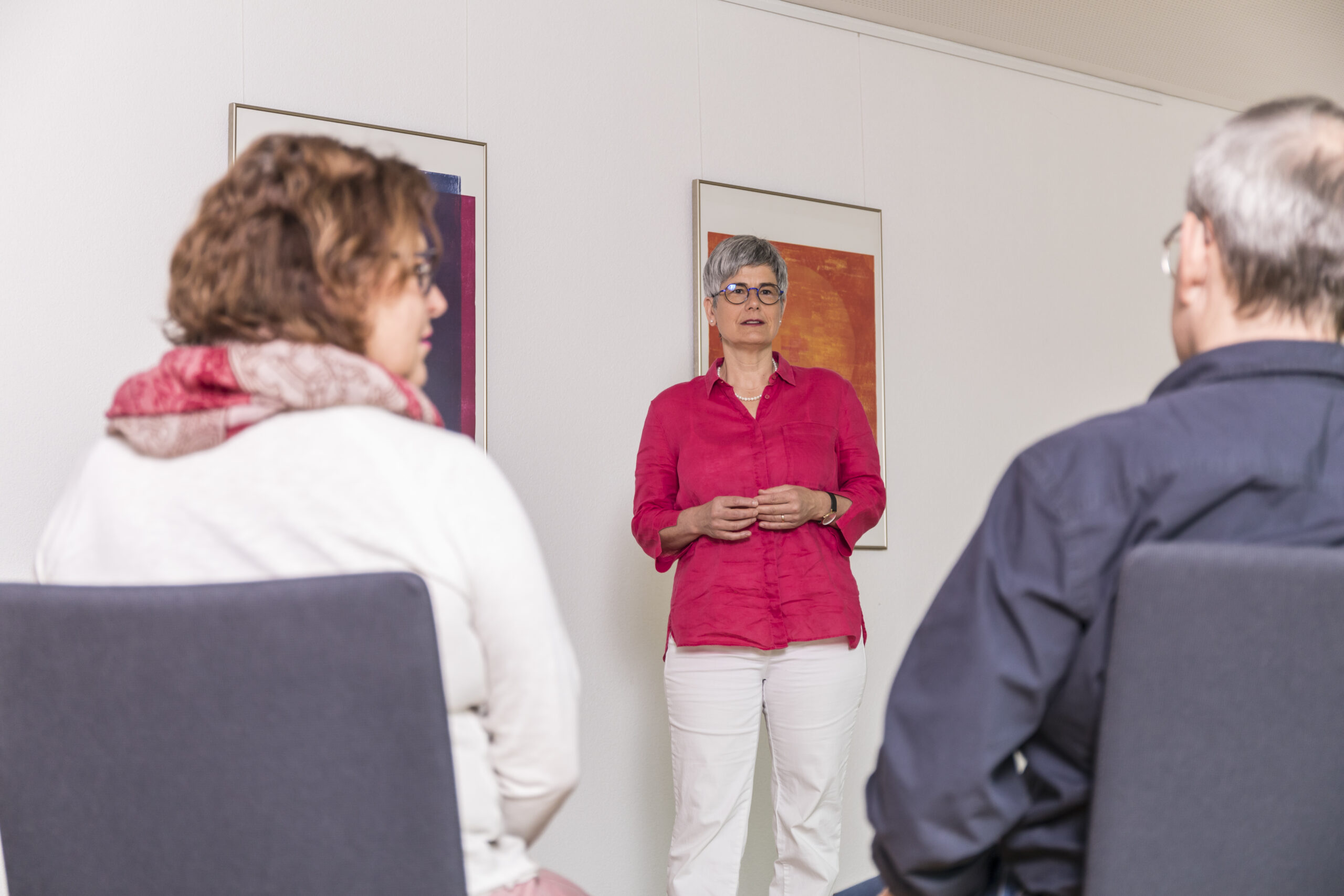 Barbara Feichtinger im Coaching-Gespräch